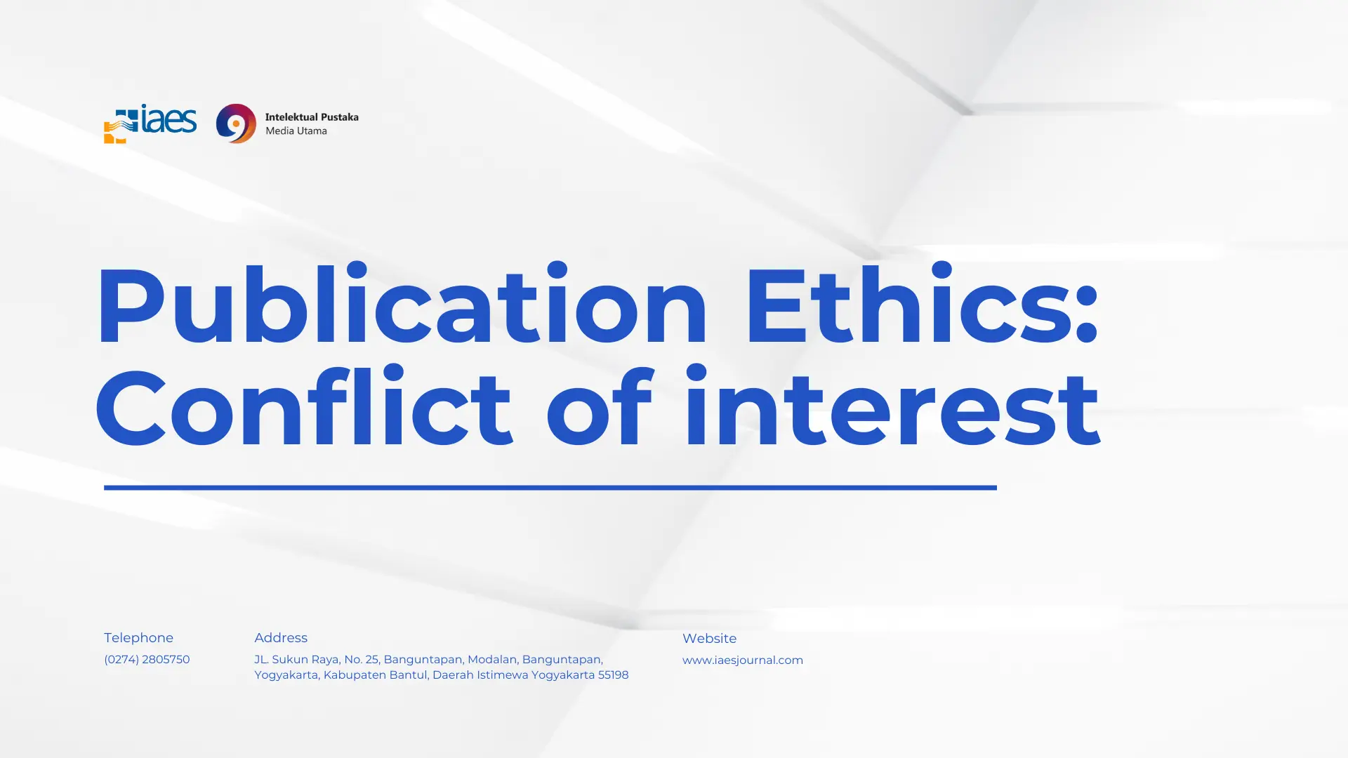 Read more about the article Publication Ethics: Conflict of interest